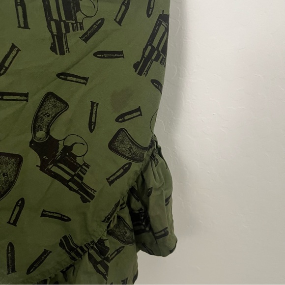 Vintage Betsey Johnson Gun Print Sample Apron - Picture 5 of 5